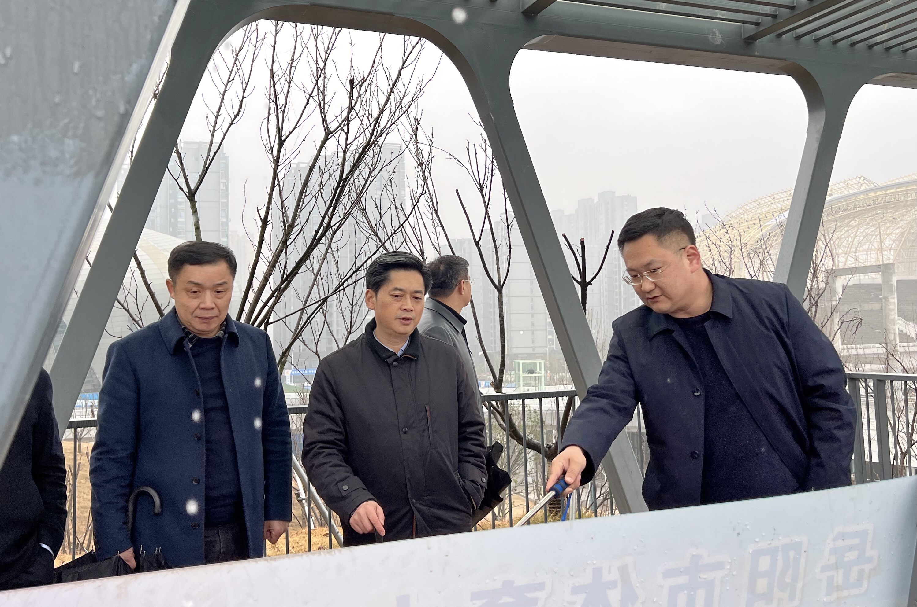 1月24日下午，趙岳平率隊(duì)調(diào)研省運(yùn)會(huì)場(chǎng)館建設(shè)工作.jpg